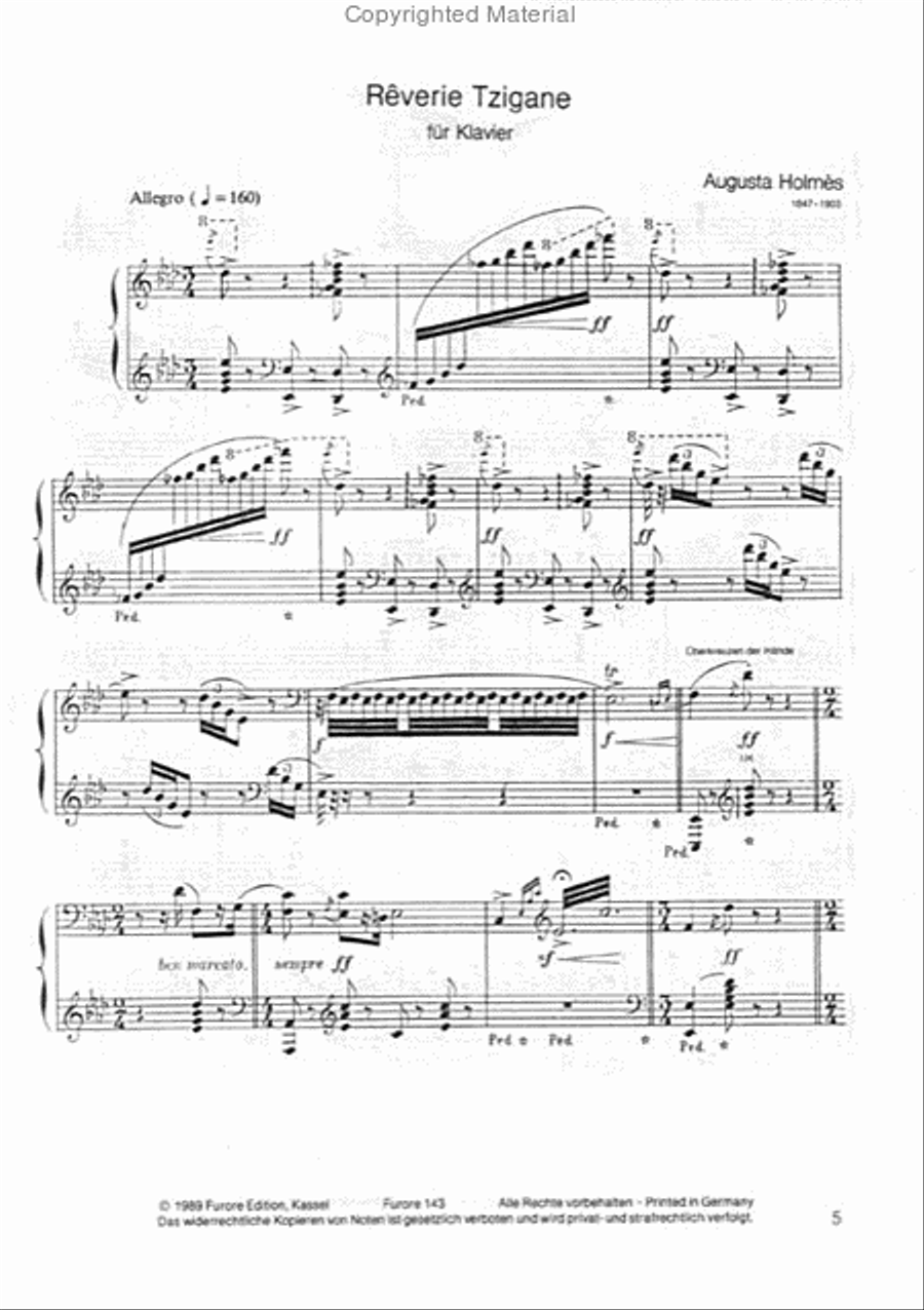 Reverie Tzigane Harpsichord scores gallery preview page 2