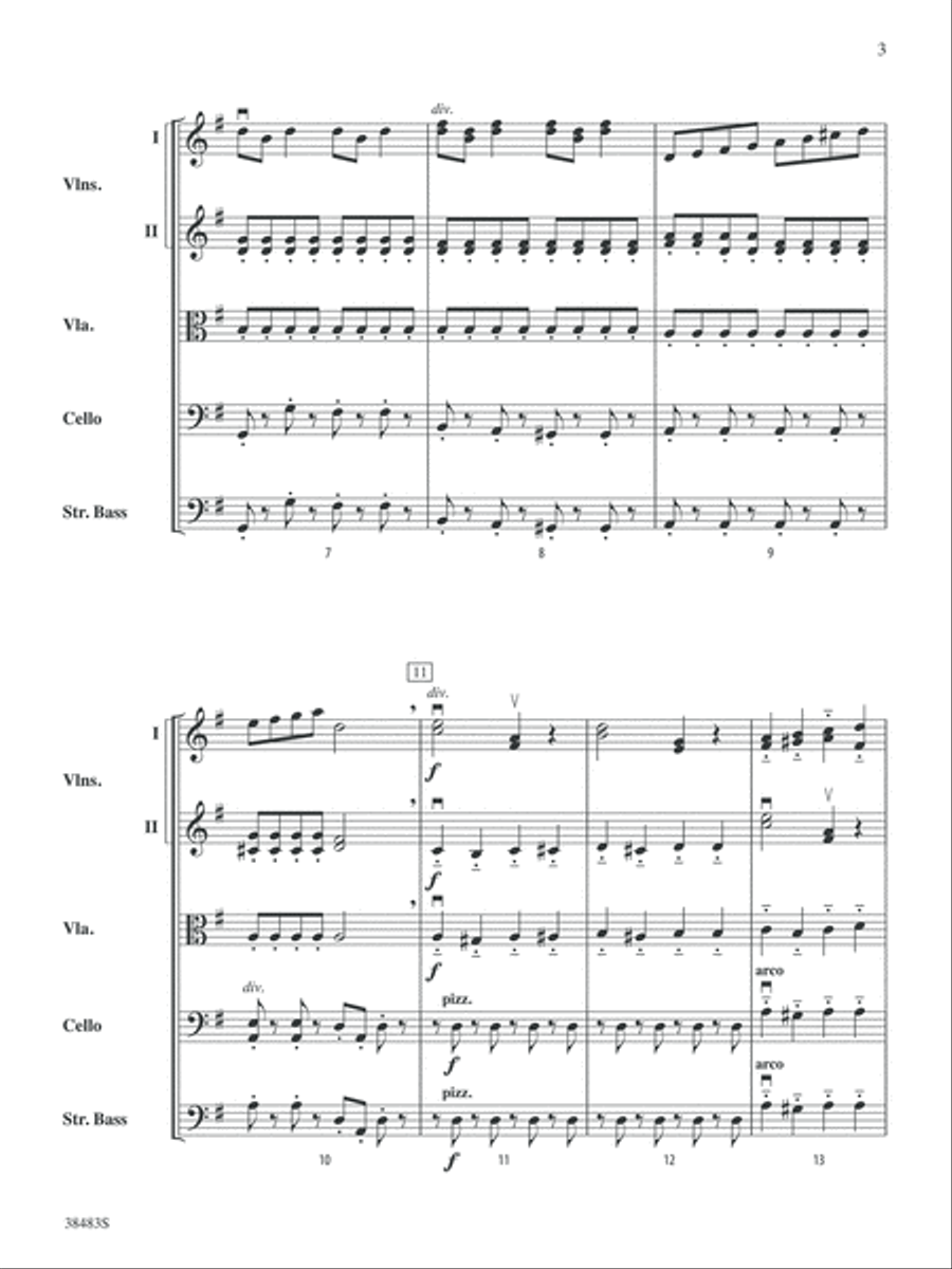 Sprites: Score Sprites: Score String Orchestra scores gallery preview page 3