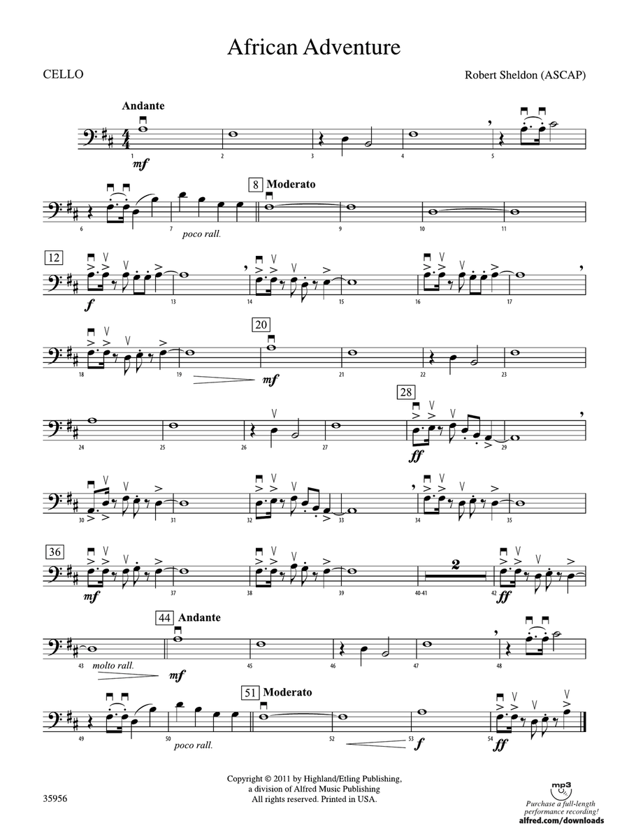 African Adventure: Cello
