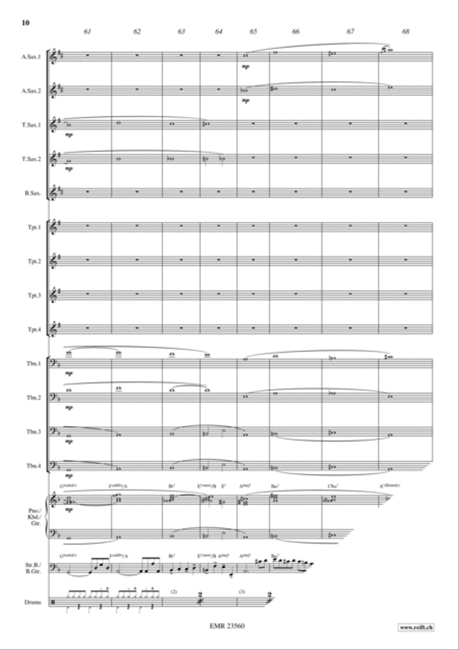 Summertime Big Band scores gallery preview page 10