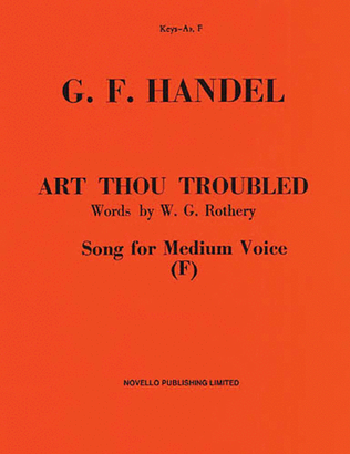 Book cover for Art Thou Troubled