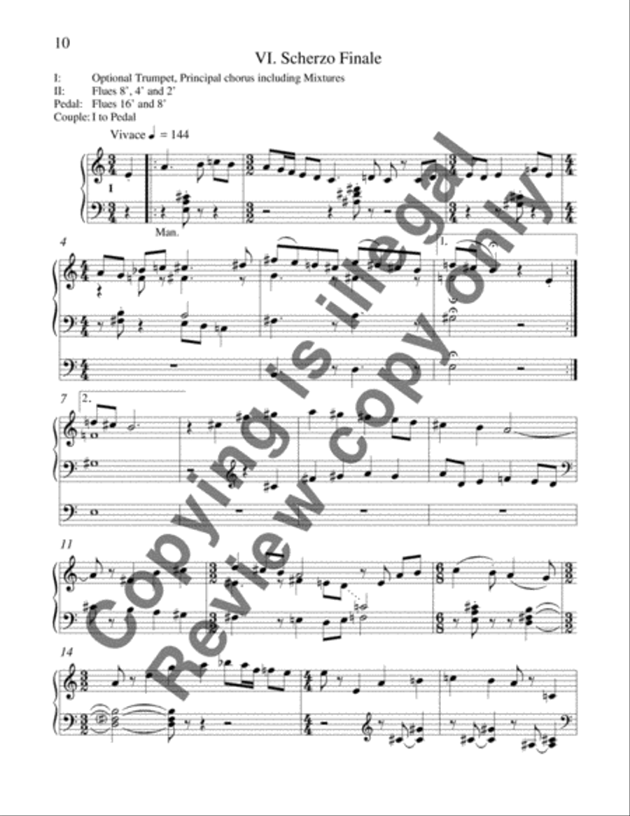 Partita on an Old Norwegian Folk Tune Choir scores gallery preview page 5