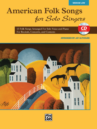 Book cover for American Folk Songs for Solo Singers