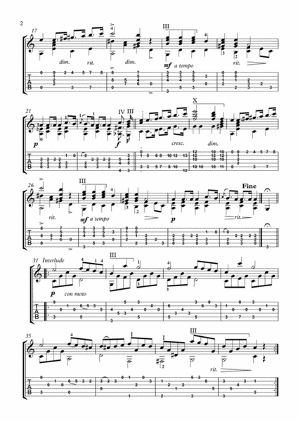 Marche Funebre by Chopin for Guitar solo image number null