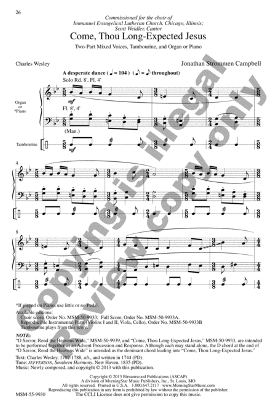 O Lord of Light: Nine Two-Part Mixed Anthems for the Church Year 2-Part scores gallery preview page 11