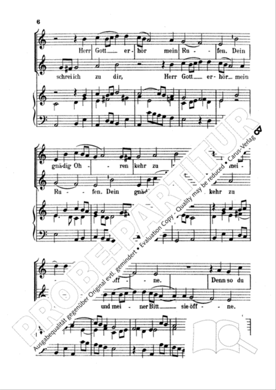 Stern: Der Choral im Kanon Choir scores gallery preview page 8