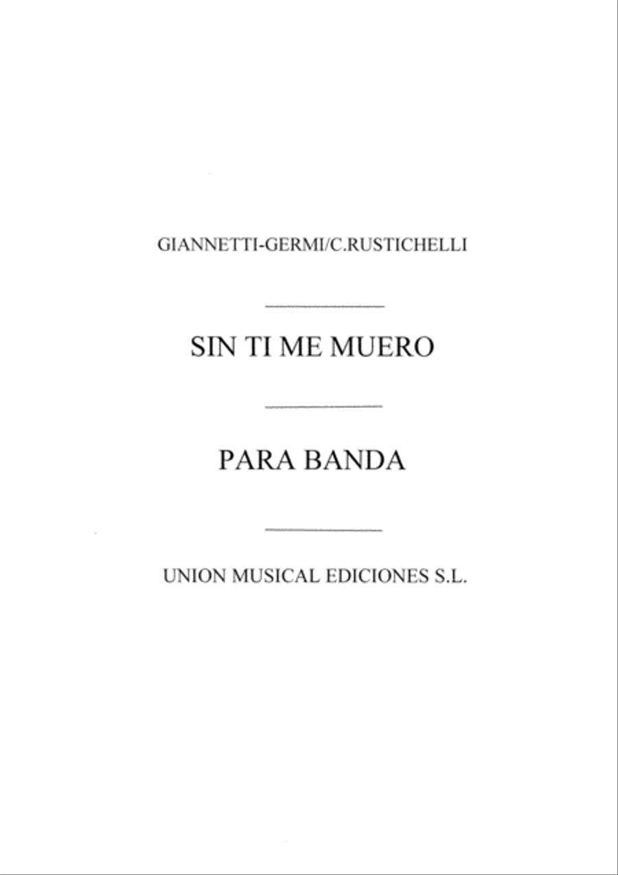 Sin Ti Me Muero/Un Paso Al Frente Percussion scores gallery preview page 1