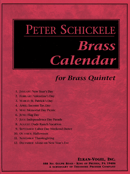 Brass Calendar