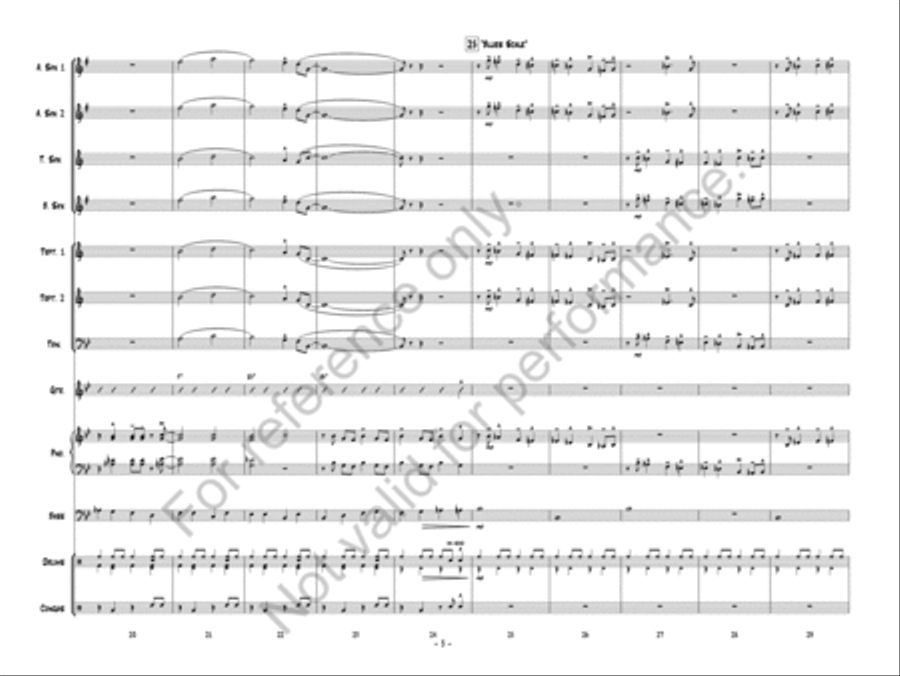 A Blues To Blow On Jazz Ensemble scores gallery preview page 6