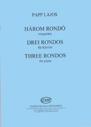 Book cover for Drei Rondos - Three Rondos