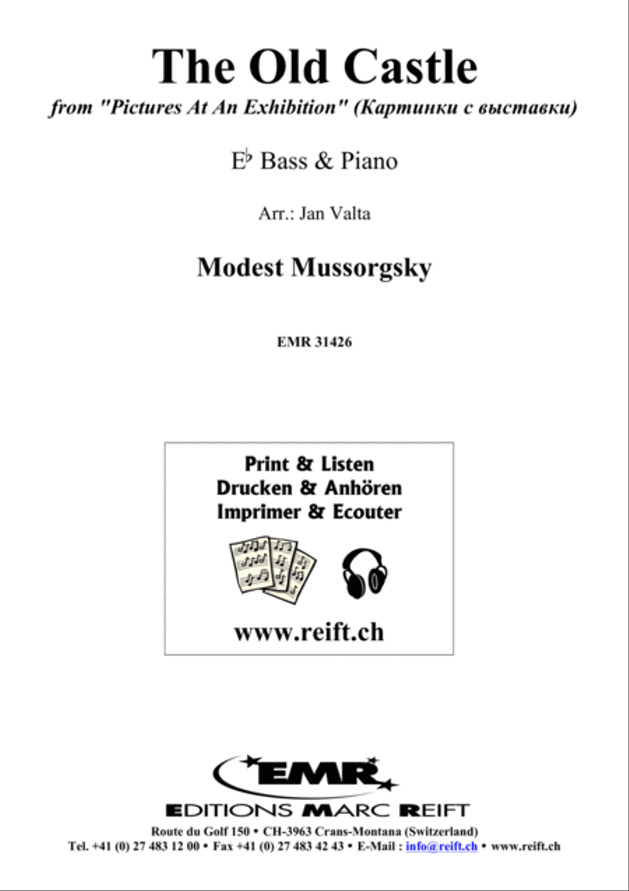 The Old Castle Piano Accompaniment scores gallery preview page 1