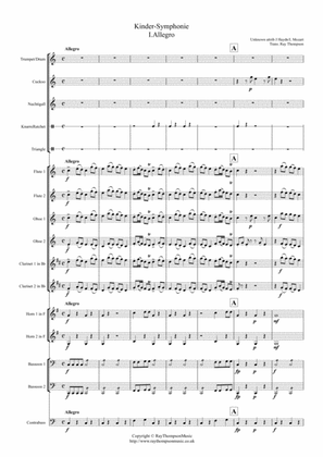 Kinder- Symphonie (Toy Symphony): Composer: Unknown - symphonic wind/percussion