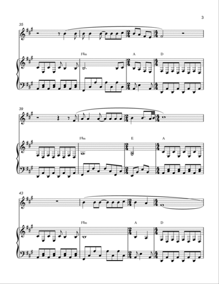 Meet Me In The Woods Flute Solo scores gallery preview page 3