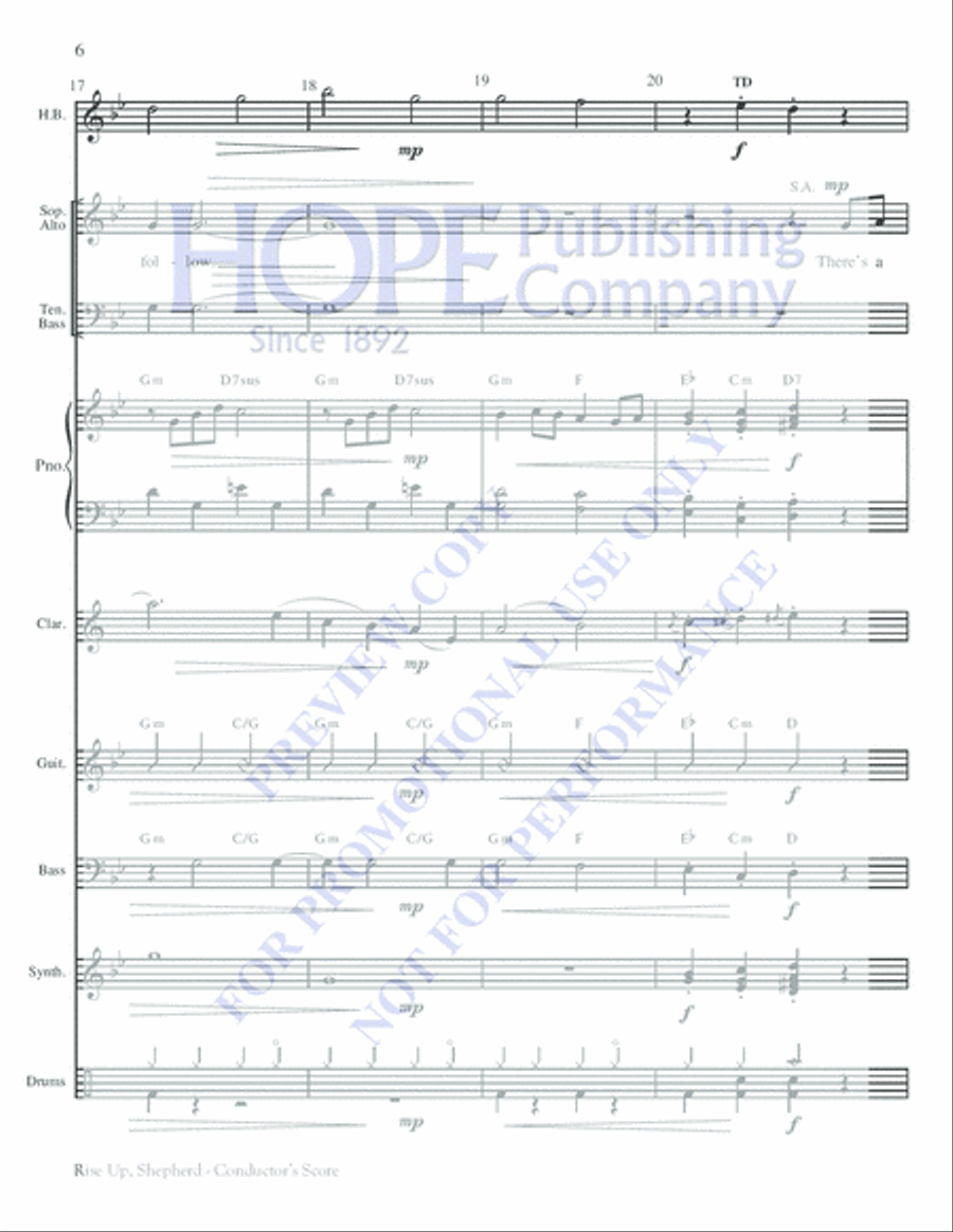 Rise Up, Shepherd Rise Up, Shepherd Choir scores gallery preview page 6