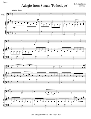 Adagio Cantabile from Sonata 'Pathetique'