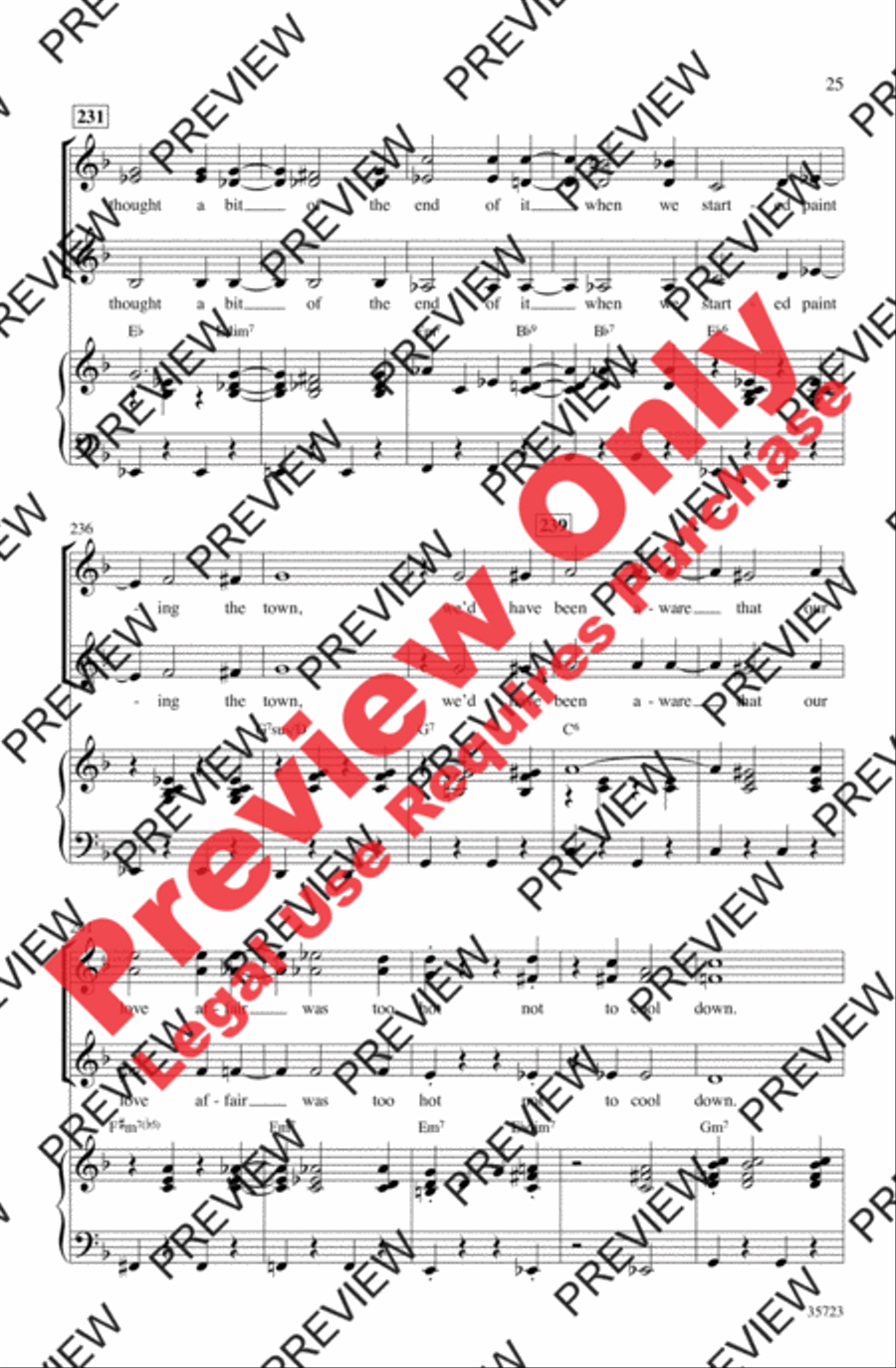 Let's Fall in Love Women's Choir scores gallery preview page 25