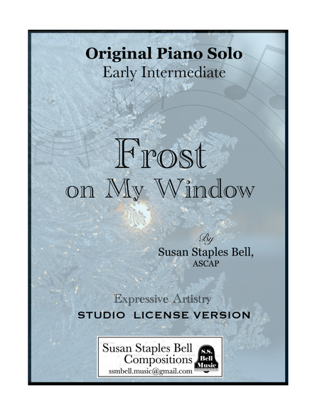 FROST on My Window, Studio License image number null