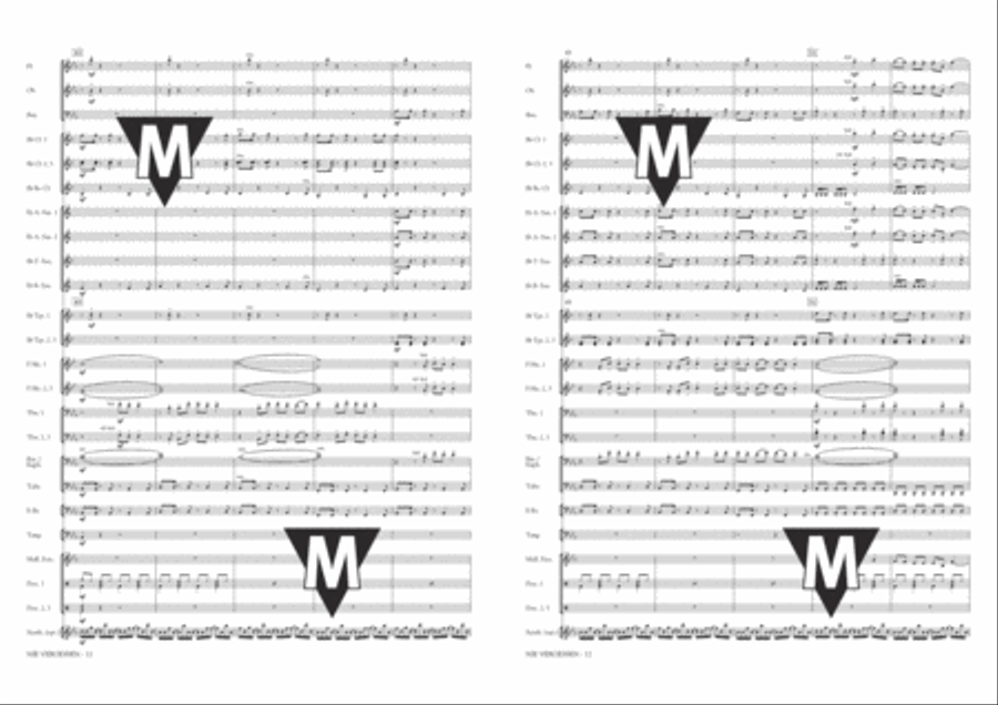 Nie Vergessen Concert Band scores gallery preview page 7
