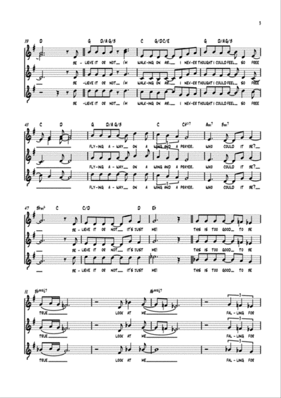 Believe It Or Not Believe It Or Not 3-Part scores gallery preview page 3