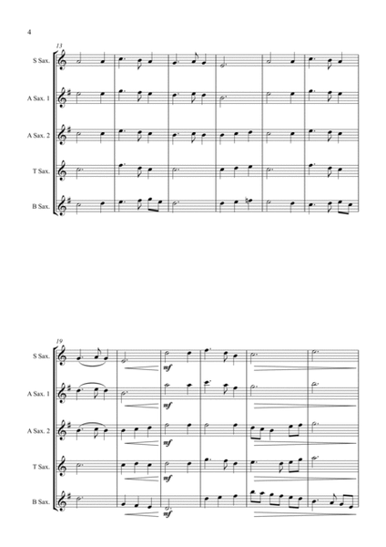 Carols for Four (or more) - Fifteen Carols for Saxophone Quartet image number null