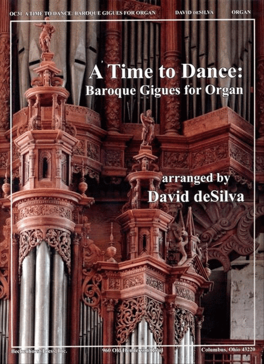 A Time to Dance: Baroque Gigues for Organ Organ Solo scores gallery preview page 1