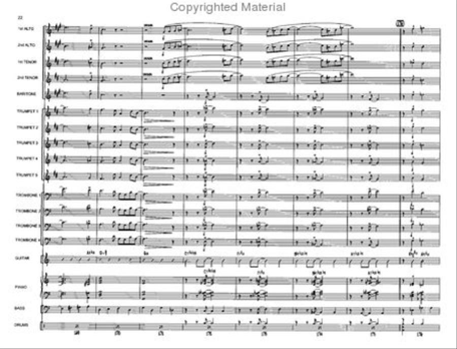 Northern Encounter Jazz Ensemble scores gallery preview page 23