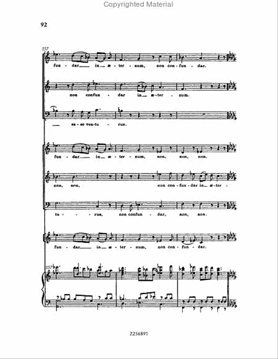 Te Deum, H 118 Choir scores gallery preview page 92