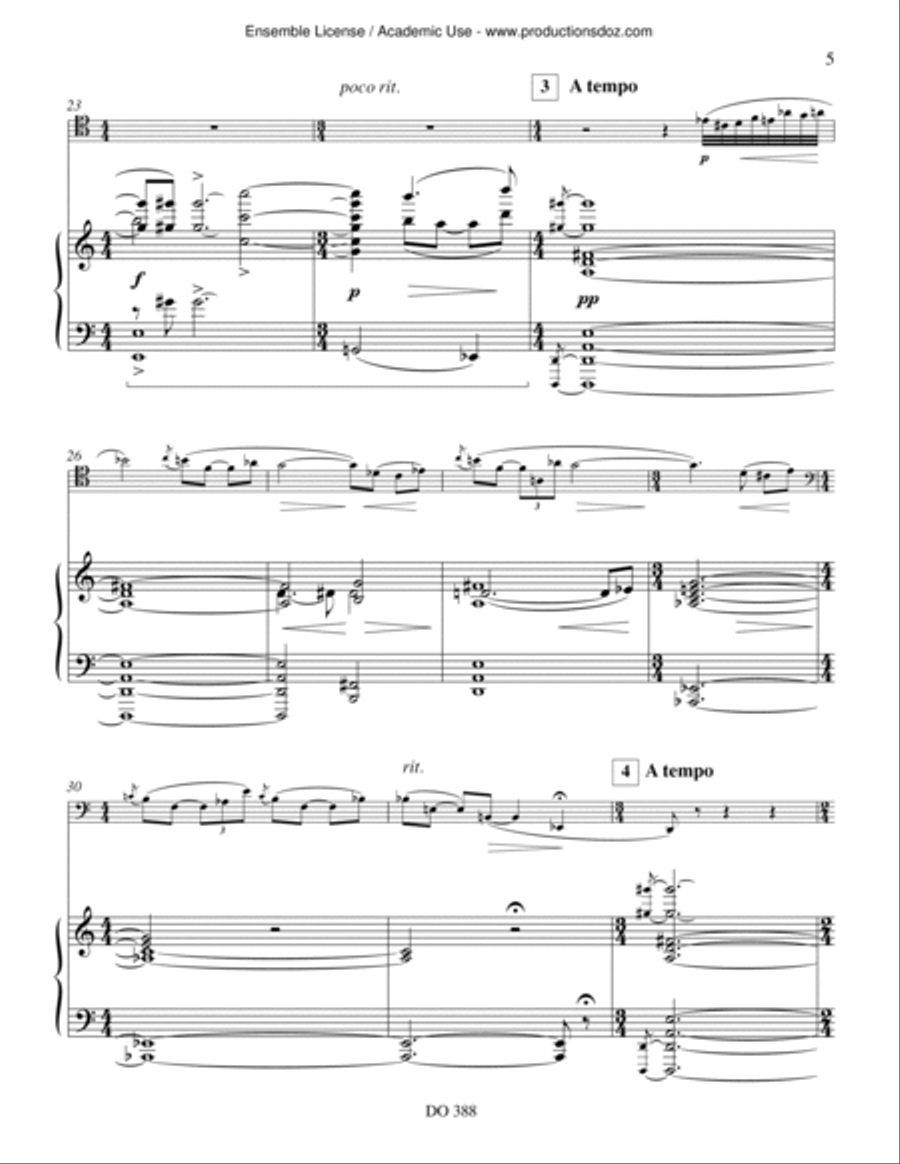 Élégie Bassoon Solo scores gallery preview page 5