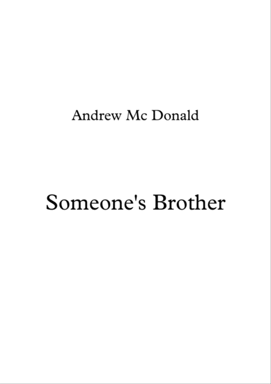 Someone's Brother Voice scores gallery preview page 1