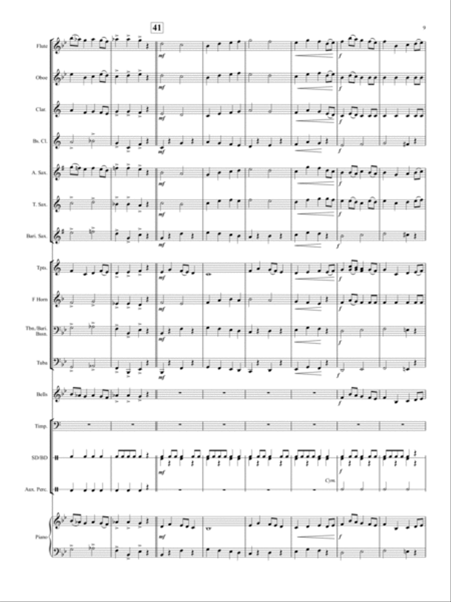 March Mania Concert Band scores gallery preview page 8