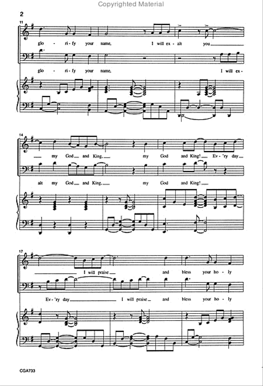 Praise the Goodness of God 4-Part scores gallery preview page 3