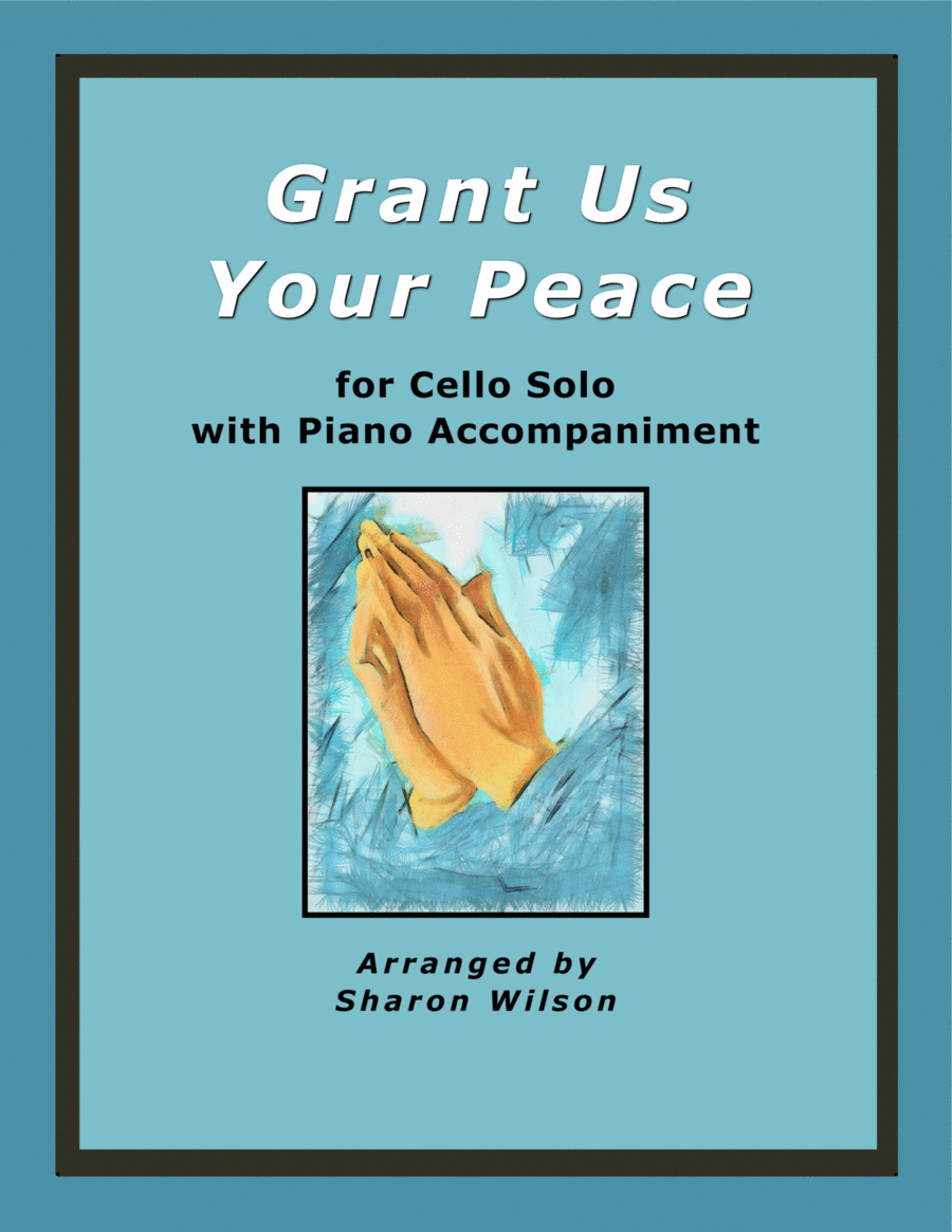 Grant Us Your Peace (Easy Cello Solo with Piano Accompaniment) Piano scores gallery preview page 1