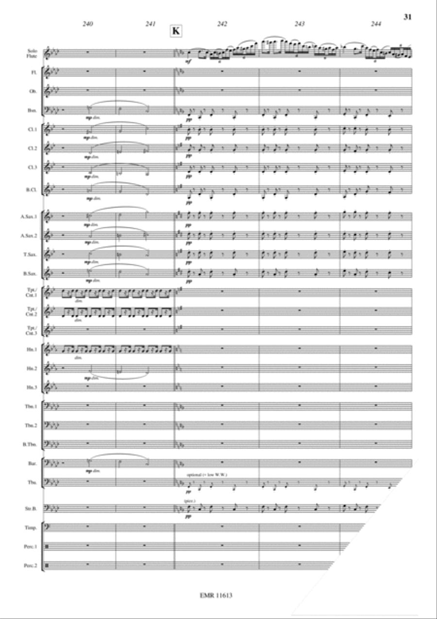 Carmen Fantasy Concert Band scores gallery preview page 32