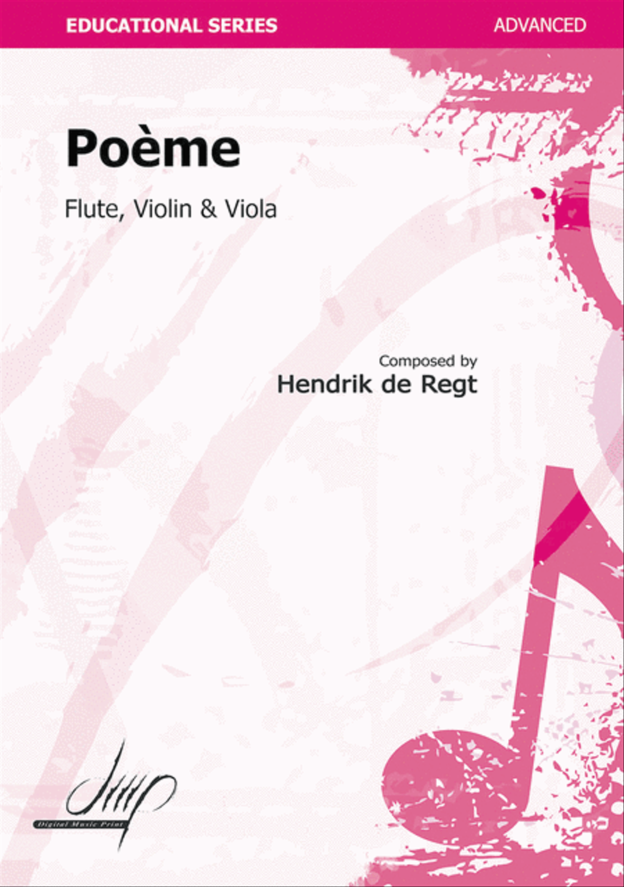 Poème Poème Flute scores gallery preview page 1