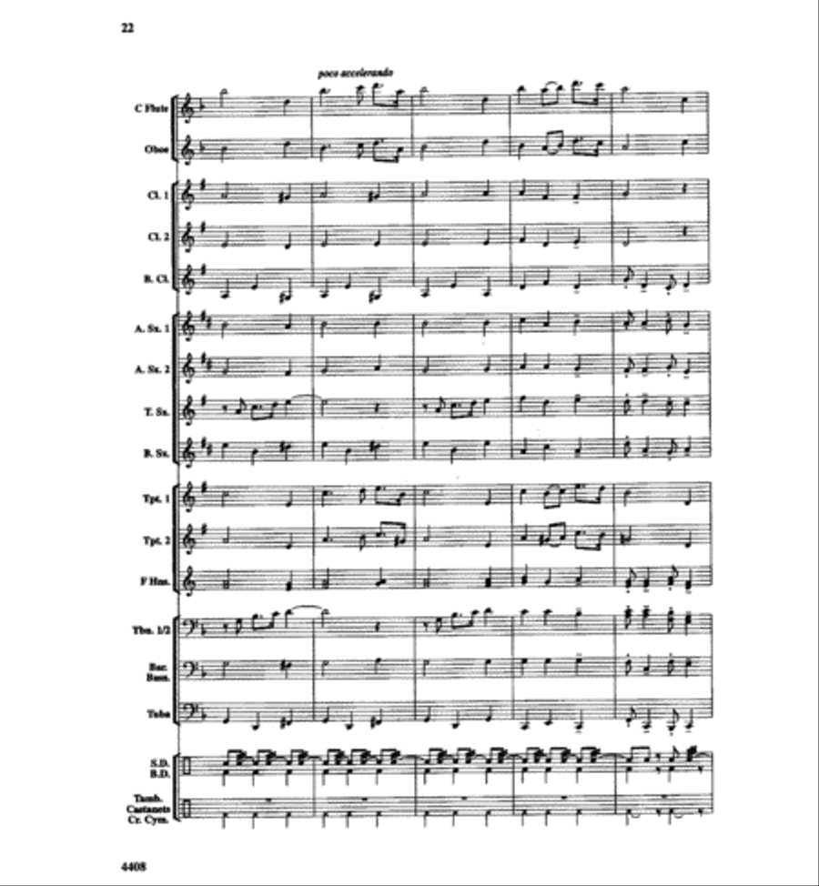 Escapada Concert Band scores gallery preview page 23