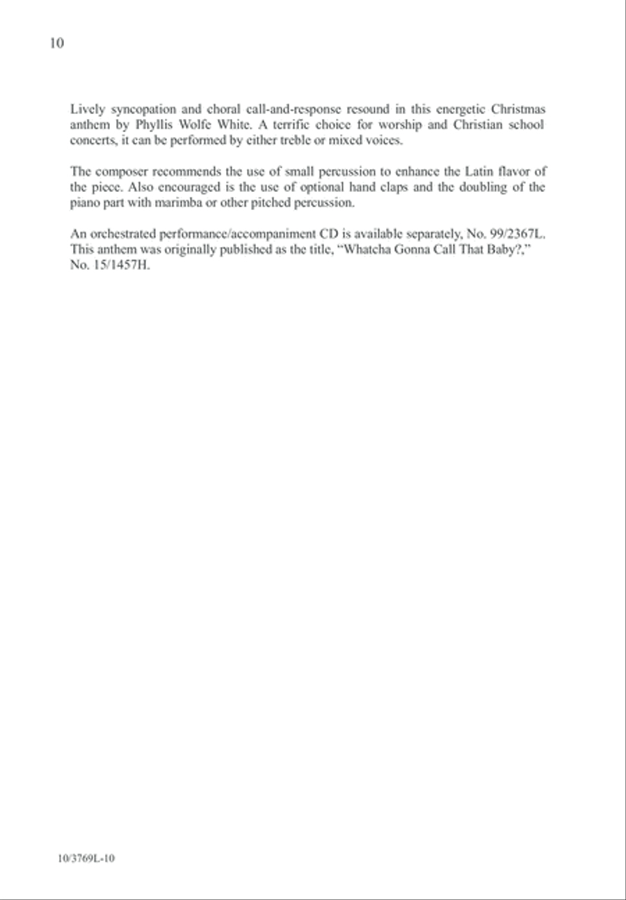 Call Him Jesus Unison Choir scores gallery preview page 10