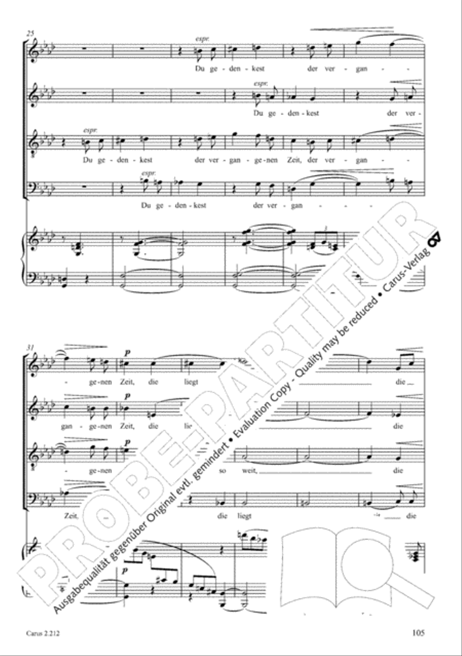 Love songs. Choral collection with CD 4-Part scores gallery preview page 90