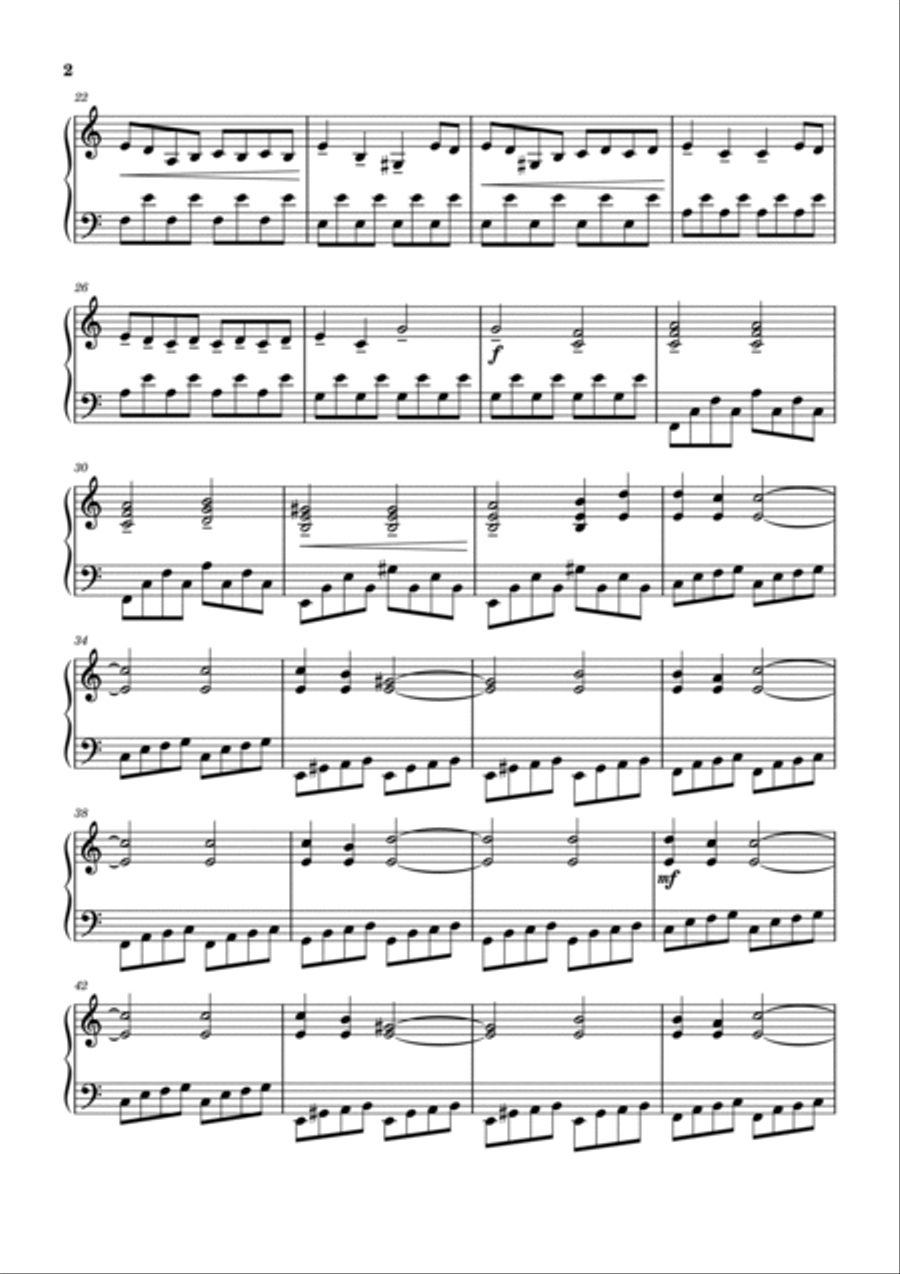 Women Talking Women Talking Piano Solo scores gallery preview page 2