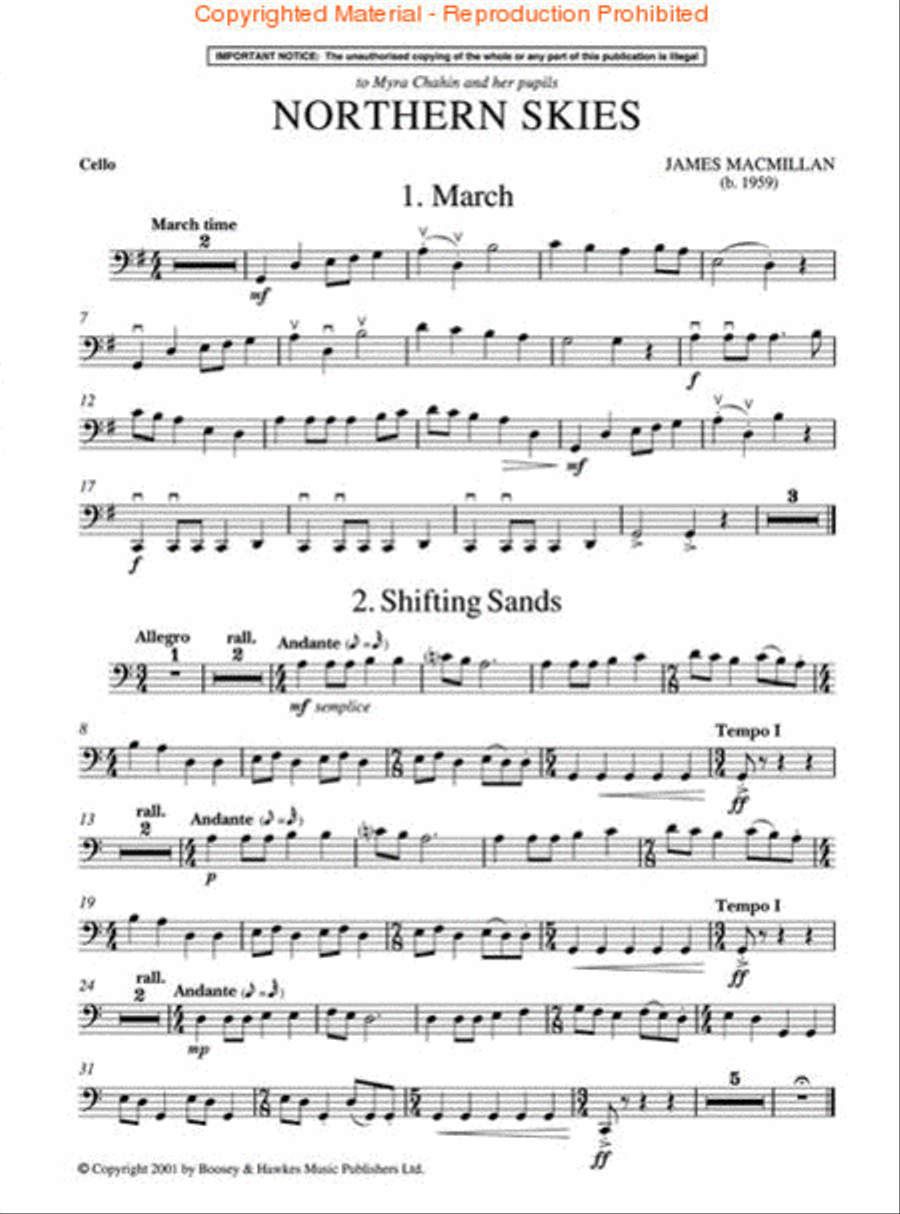 Northern Skies Piano Accompaniment scores gallery preview page 2