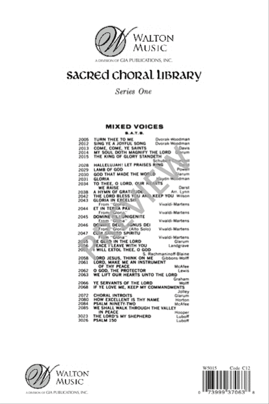 Gloria in Excelsis - SSA SSA scores gallery preview page 11