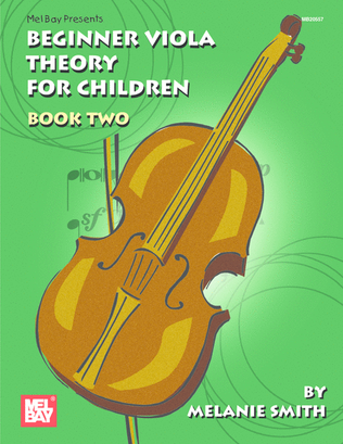 Book cover for Beginner Viola Theory for Children, Book Two