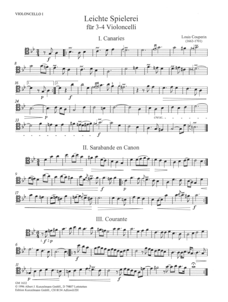 Easy trifles for 3-4 cellos