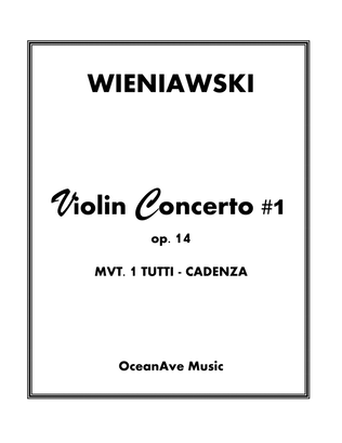 Violin Concerto #1 in F# minor, op. 14 - Tutti, Mvt. 1