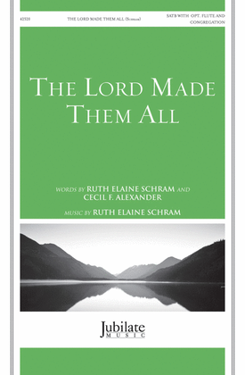 Book cover for The Lord Made Them All