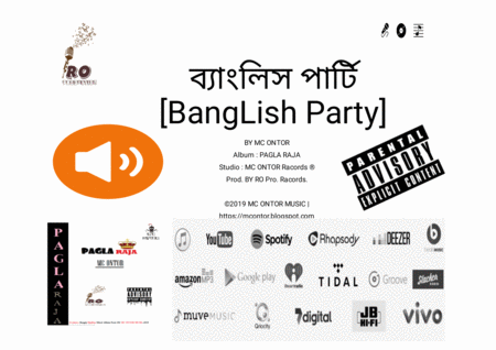 Banglish Party BY Mc Ontor | Bangla Rap Song image number null