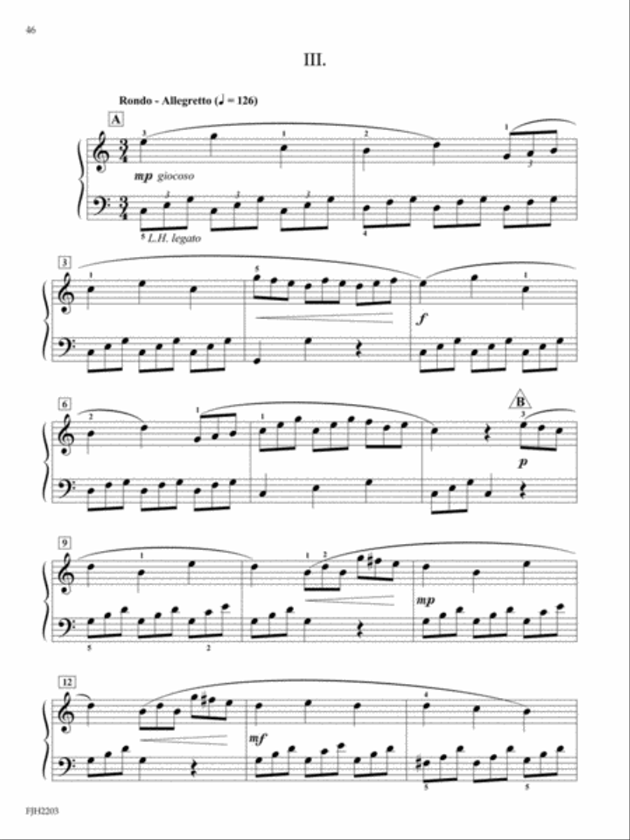 Sonatinas, Book 3 Piano Method scores gallery preview page 4