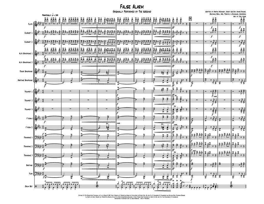 False Alarm Marching Band scores gallery preview page 2