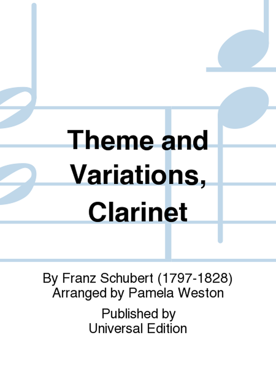 Theme and Variations, Clarinet