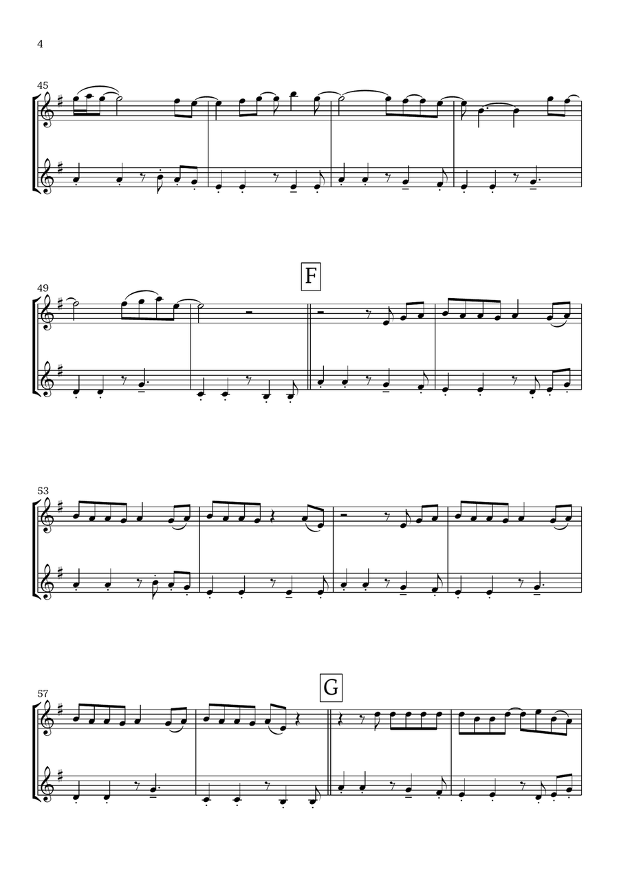 Lunch Clarinet Duet scores gallery preview page 4