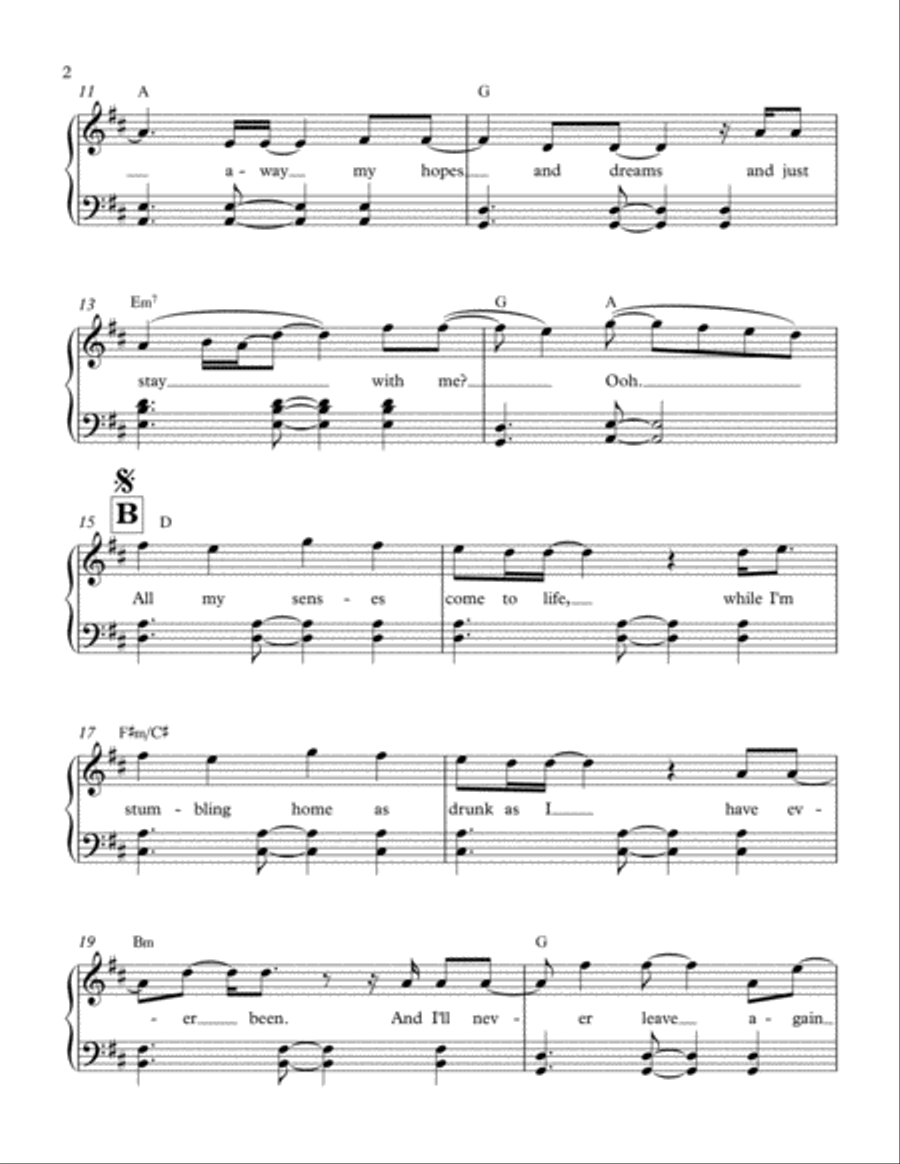 One Piano Solo scores gallery preview page 2